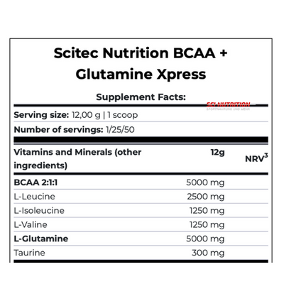 BCAA + Glutamin Express - Sci Nutrition Shop