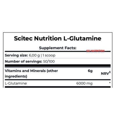 L- Glutamin - Sci Nutrition Shop