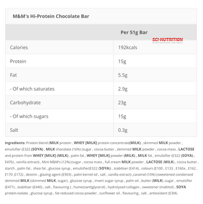 M&M´s Hi Protein